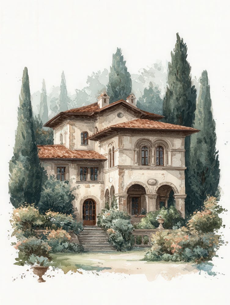 Aihrgdesign Isolated Watercolor Painting Of Italian Renaissan 73294464 103a 45e6 9ce4 6fe52dcd276c 1