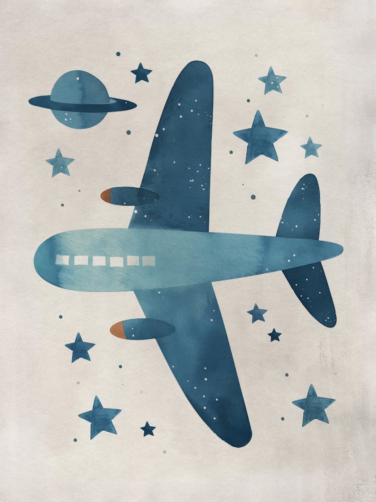 Boho Nursery 11 Plane