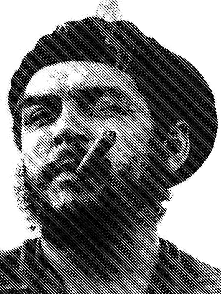 Che Guevara in Line Illustration