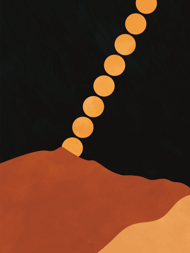 Phases de Lune de Montagne et Colline
