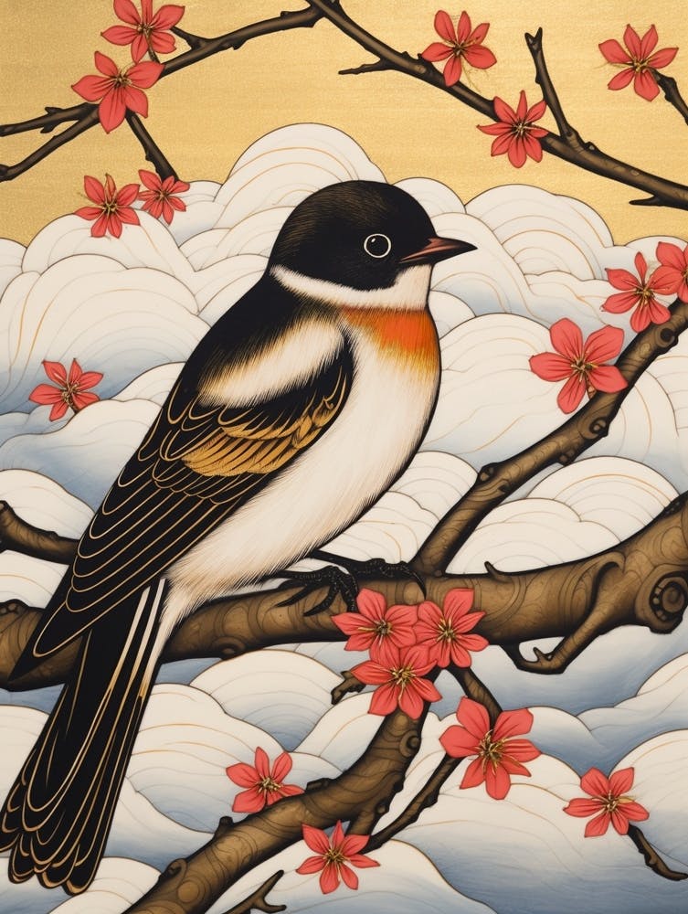 Vogelillustration Schwalbe 4