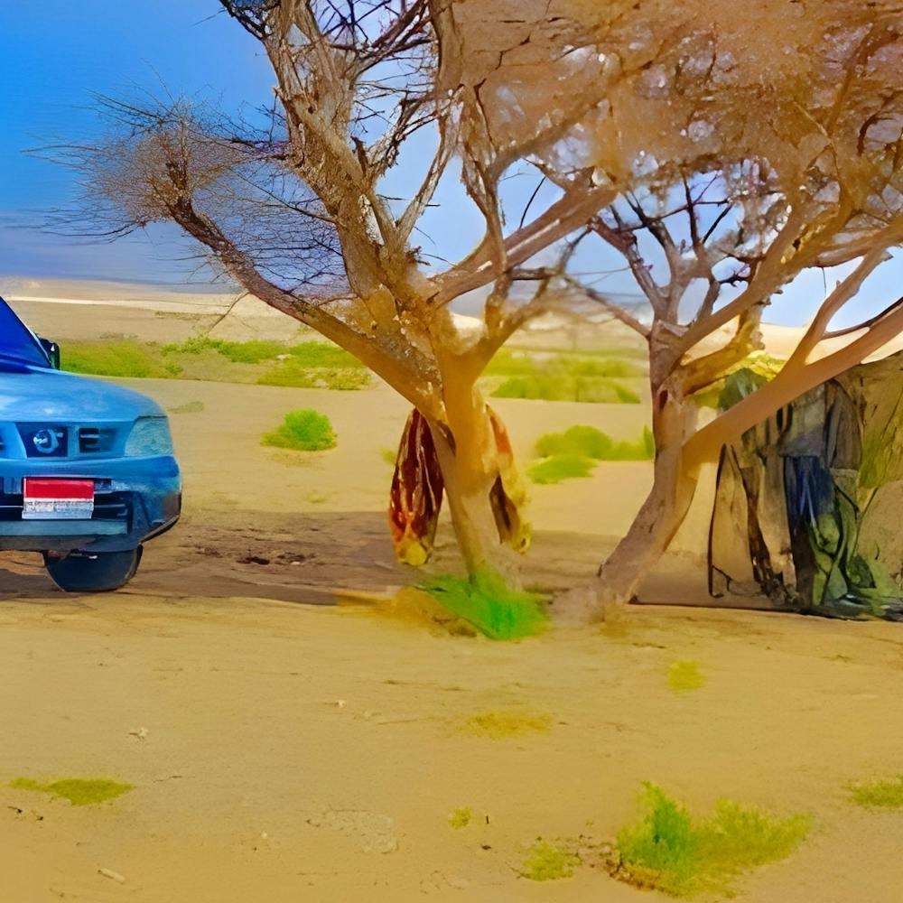 Lone tree in the desert