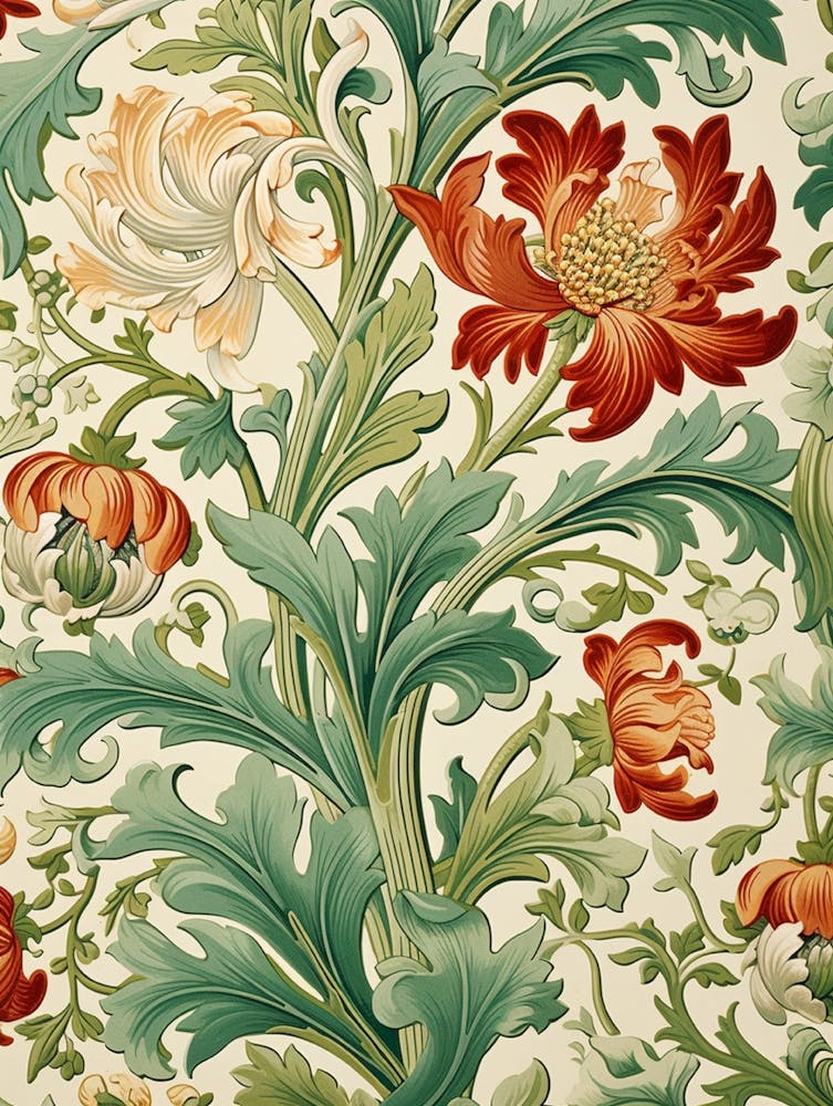 Papier Peint Floral 348