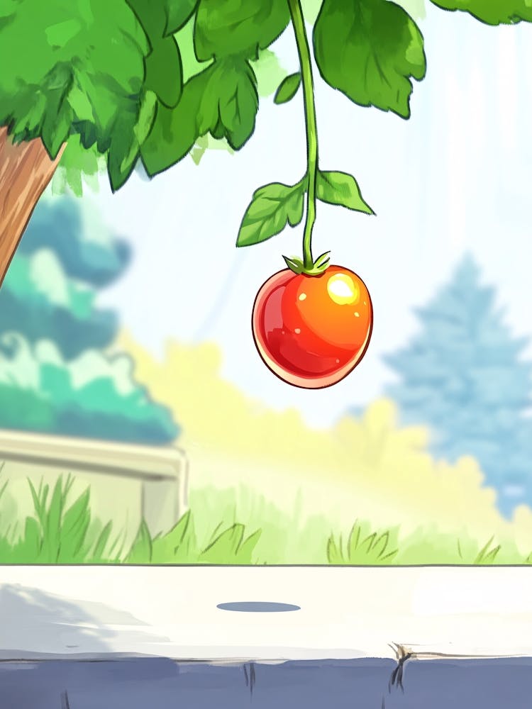 Tomato In The Garden