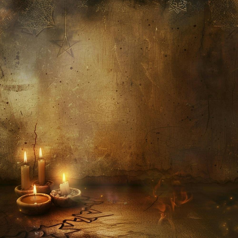 Texture de Bannière Thème Yom Kippour - Solennel Religieux 17