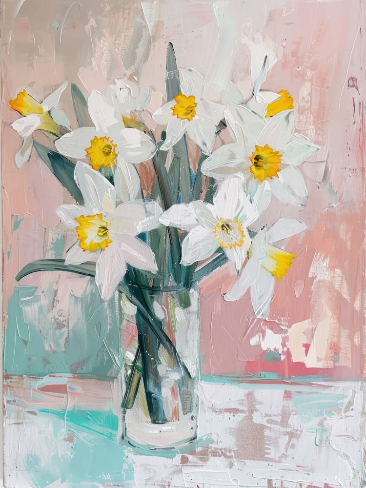 A World Of Flowers Daffodil 1 Painting