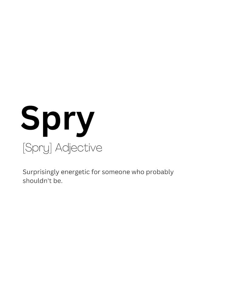 Spry Definition Meaning