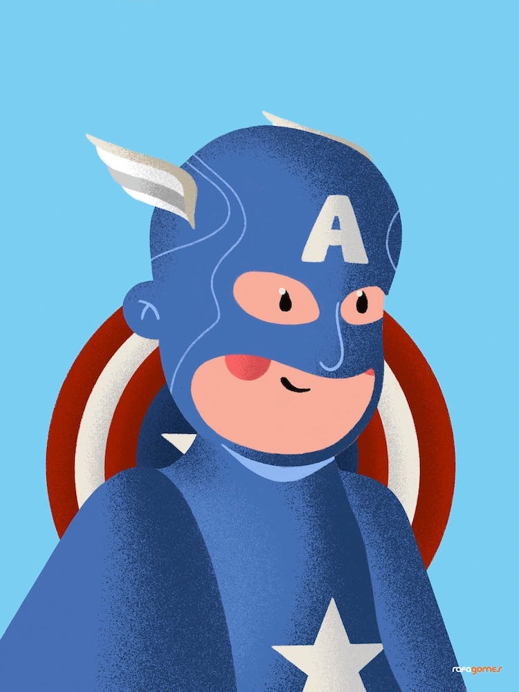 Captain America Portrait