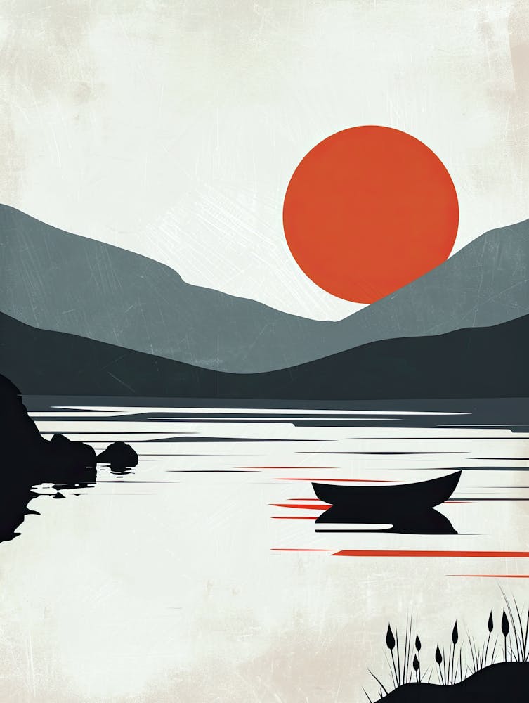 Sunset On The Como Lake