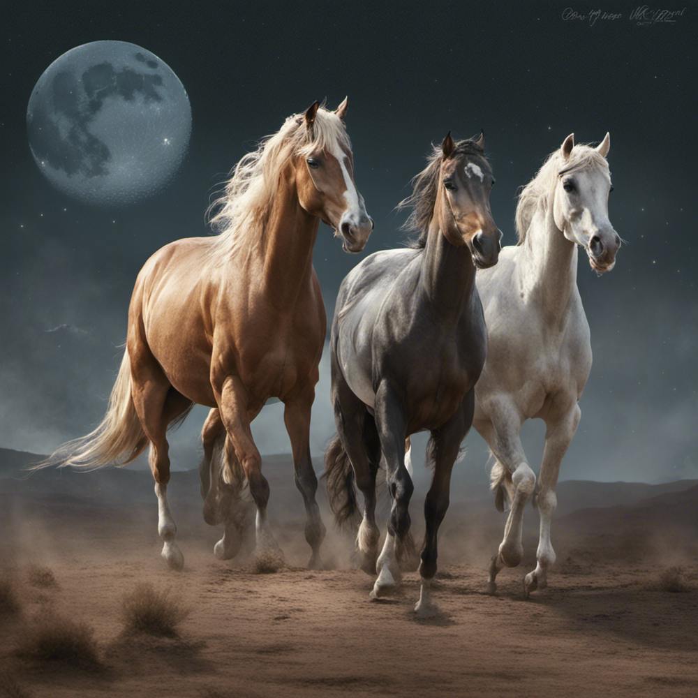 417206 Chevaux Arabes De Race Pure Avec La Nature Et La L Xl 1024 V1 0