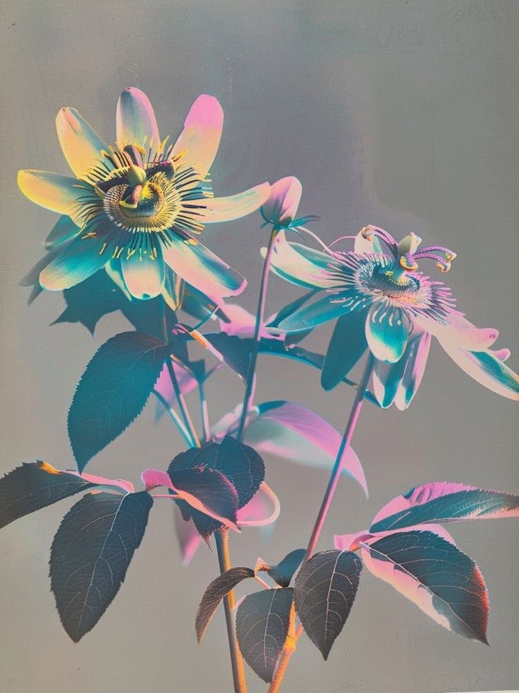 Iridescent Flower Passionflower