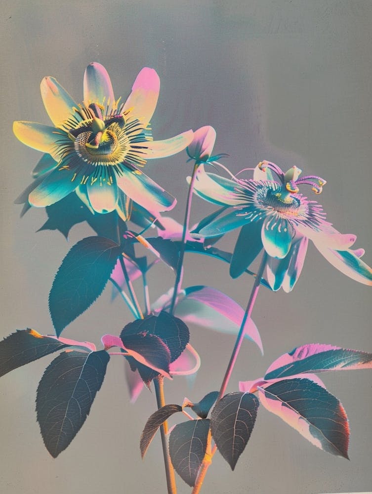 Iridescent Flower Passionflower