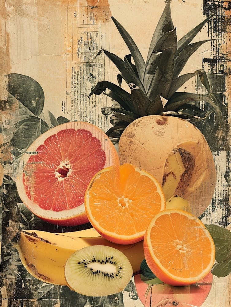 Kitsch Fruit Collage 3