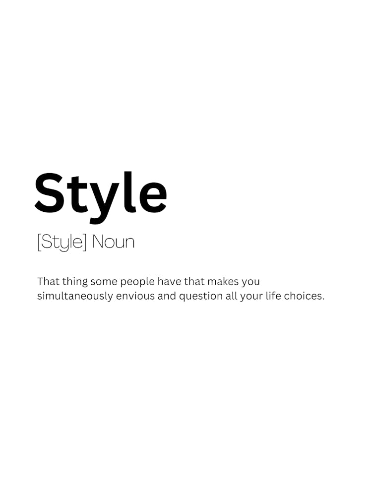Style Definition Meaning