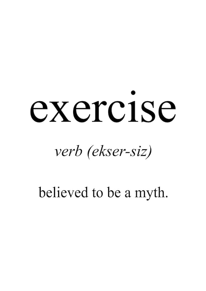 Exercise Meaning