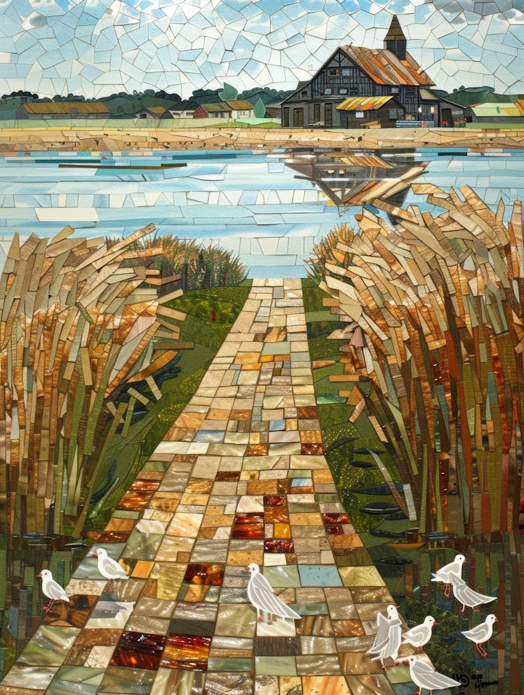 Mosaic Of A Path