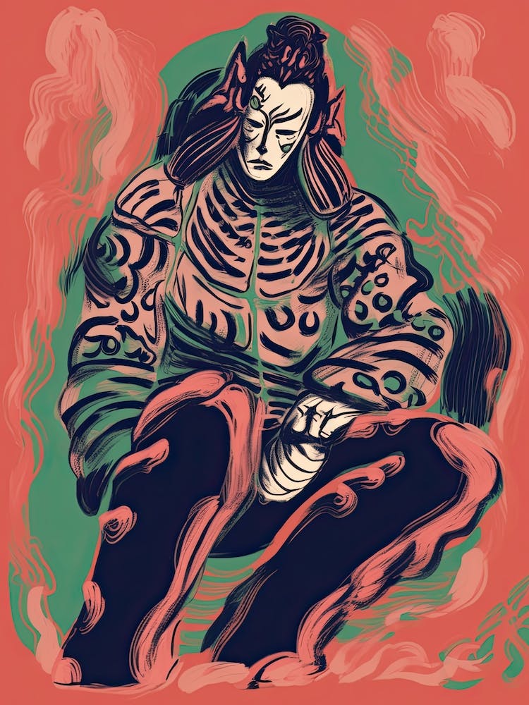 Illustration Samouraï 14