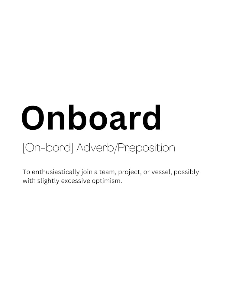 Onboard Definition Meaning