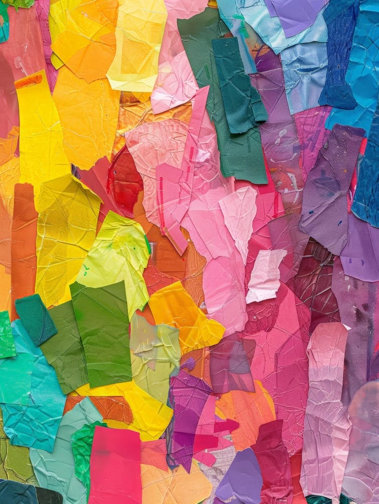 Colorful Paper Collage