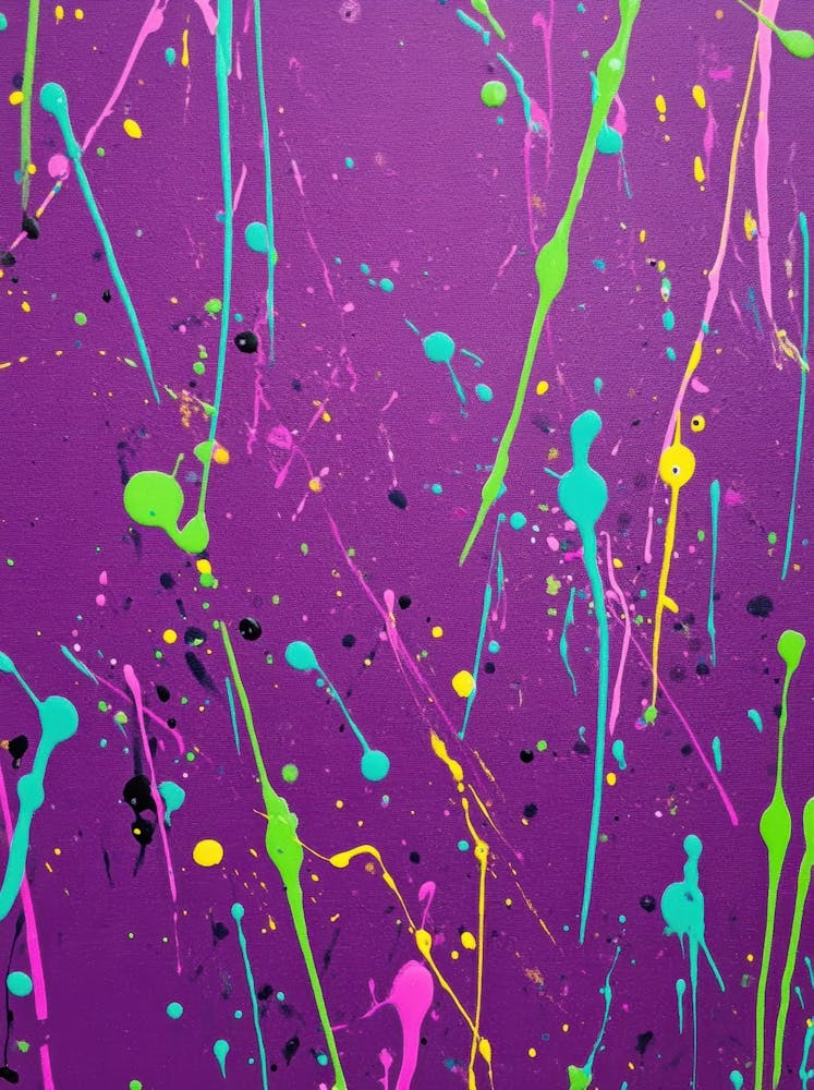 Purple Splatters
