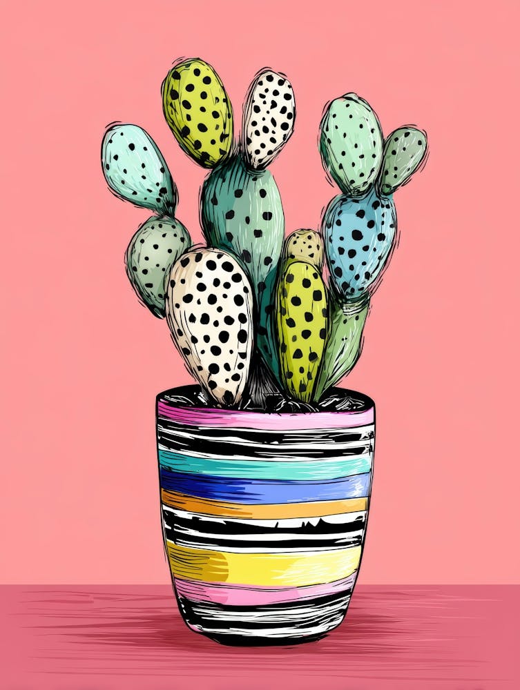 Cactus In A Pot 6