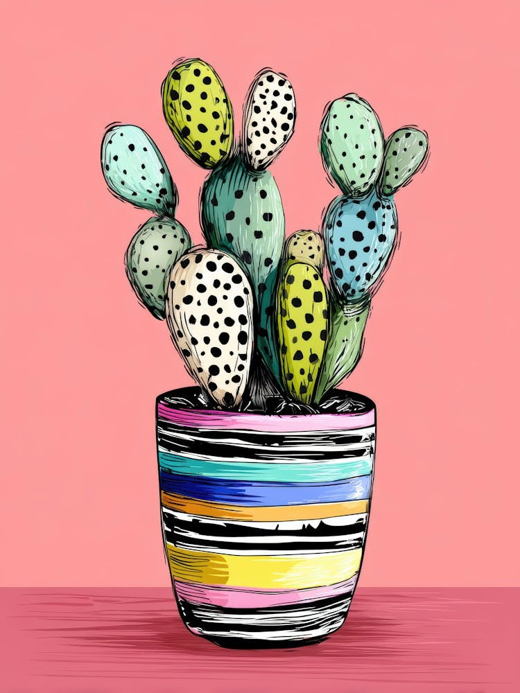 Cactus In A Pot 6