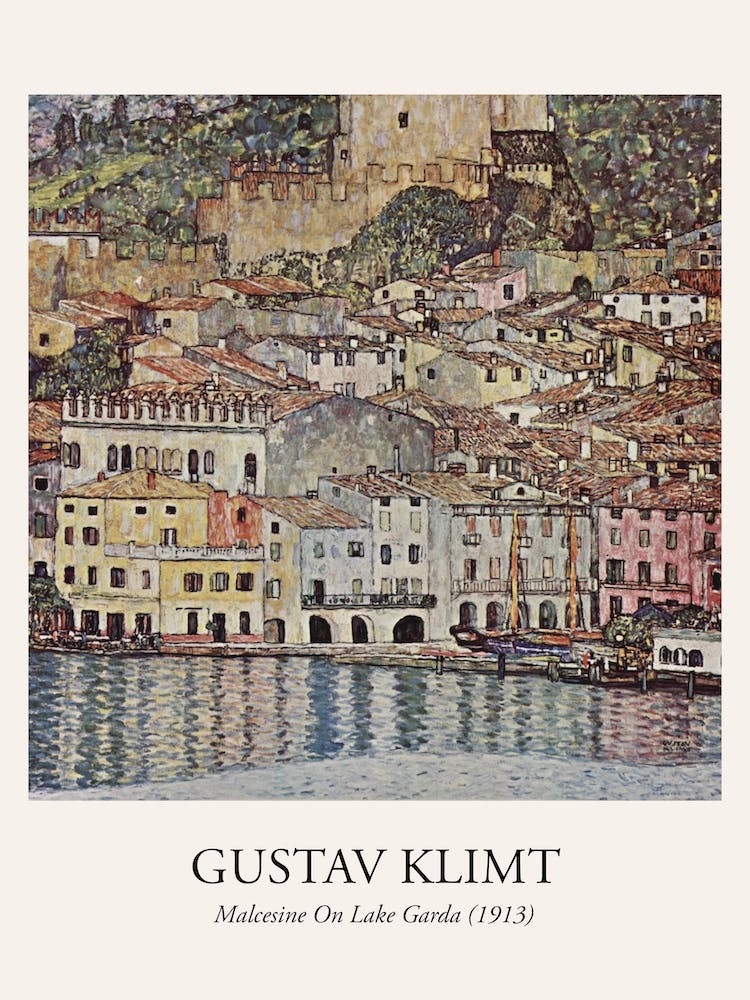 Malcesine On Lake Garda, 1913 By Gustav Klimt Poster