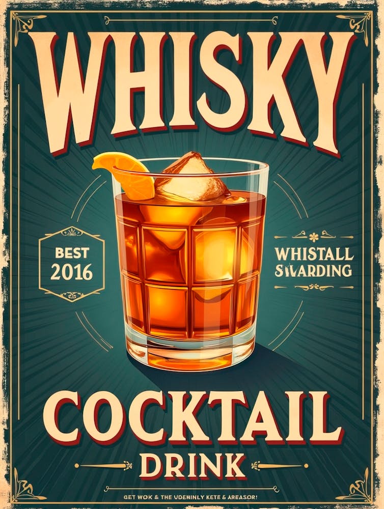 Whisky Vintage Poster 1