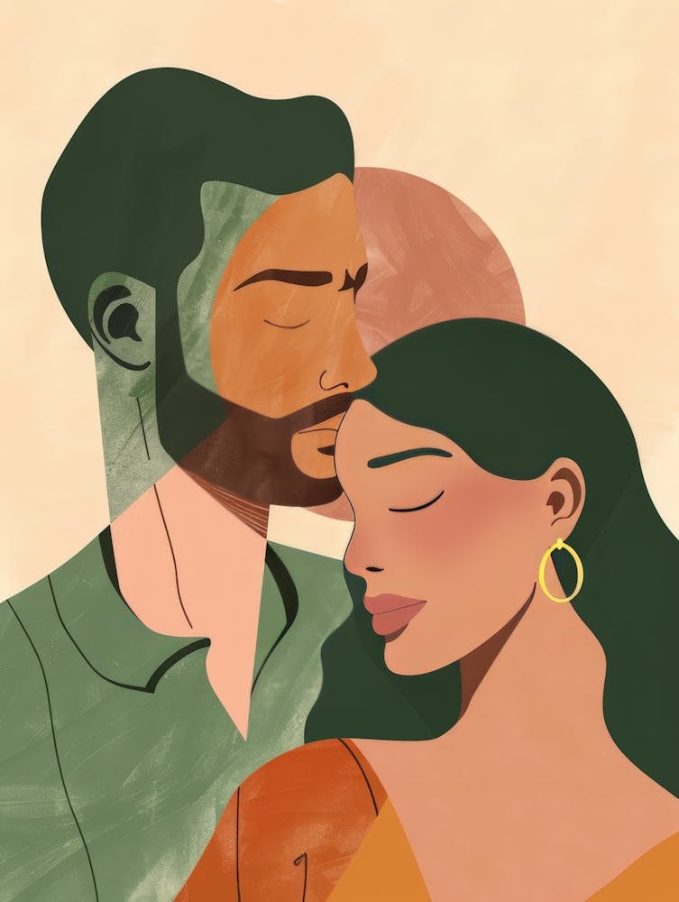 Illustration Of A Couple