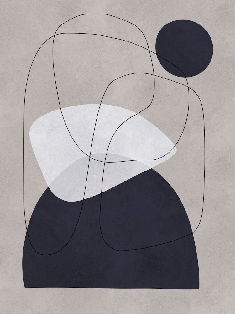 Expressive black and gray 5