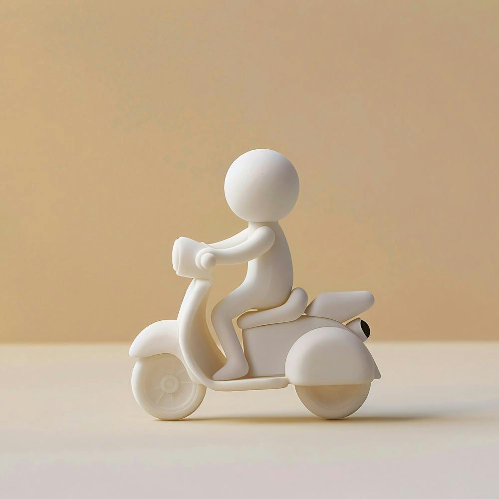 Personne en Scooter