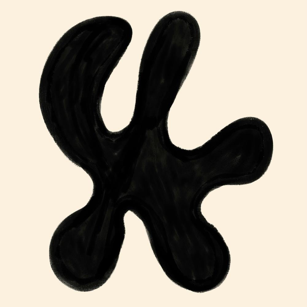 Organic Shape III Square