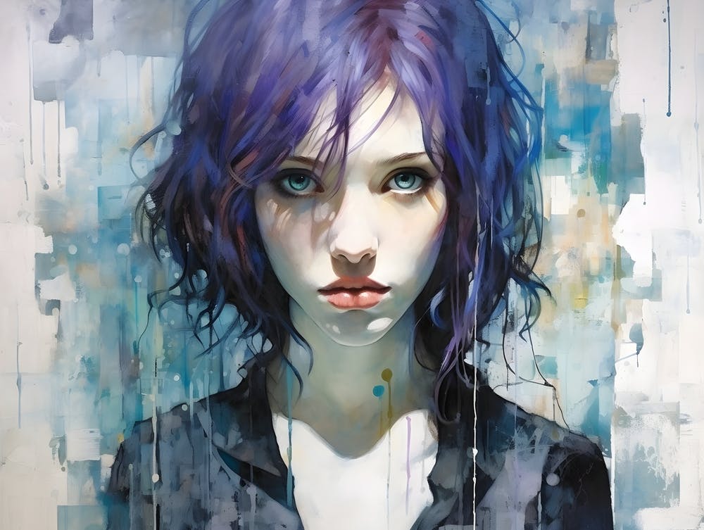 Purple Woman 1