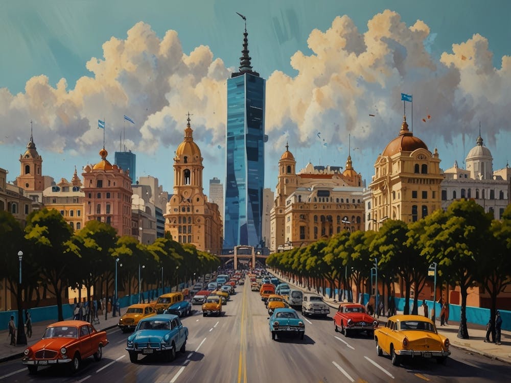 Cityscape Of Havana art