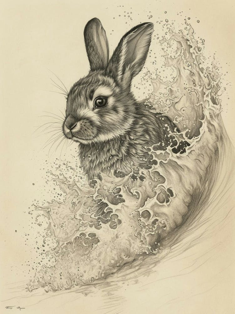 Tans Rabbit Drawing 4