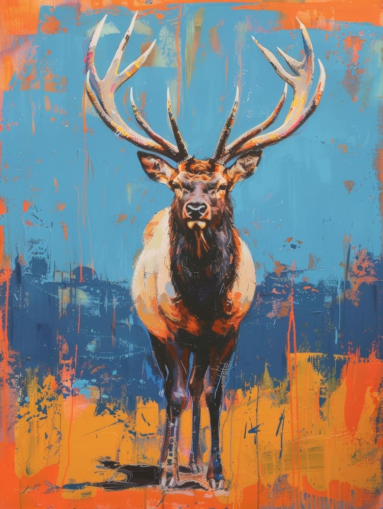 Elk painting 2