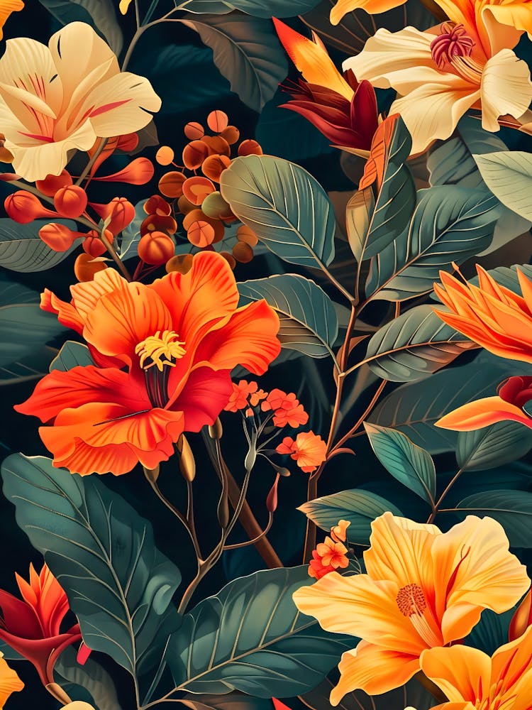 Floral Seamless Pattern