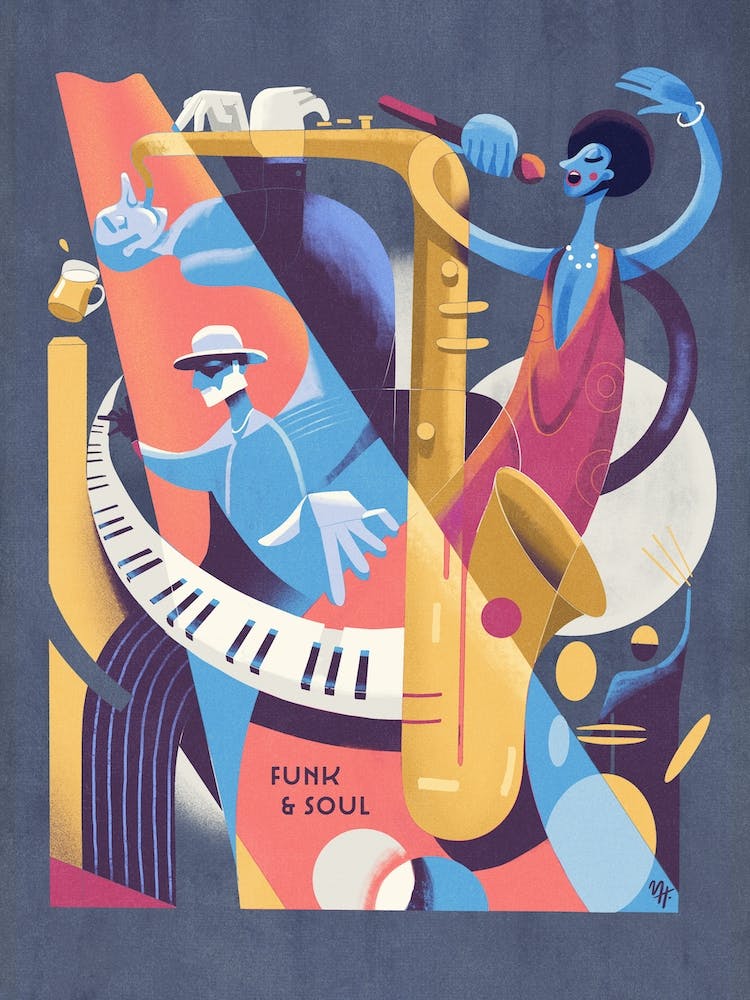 Funk & Soul Geometric 7200x9600