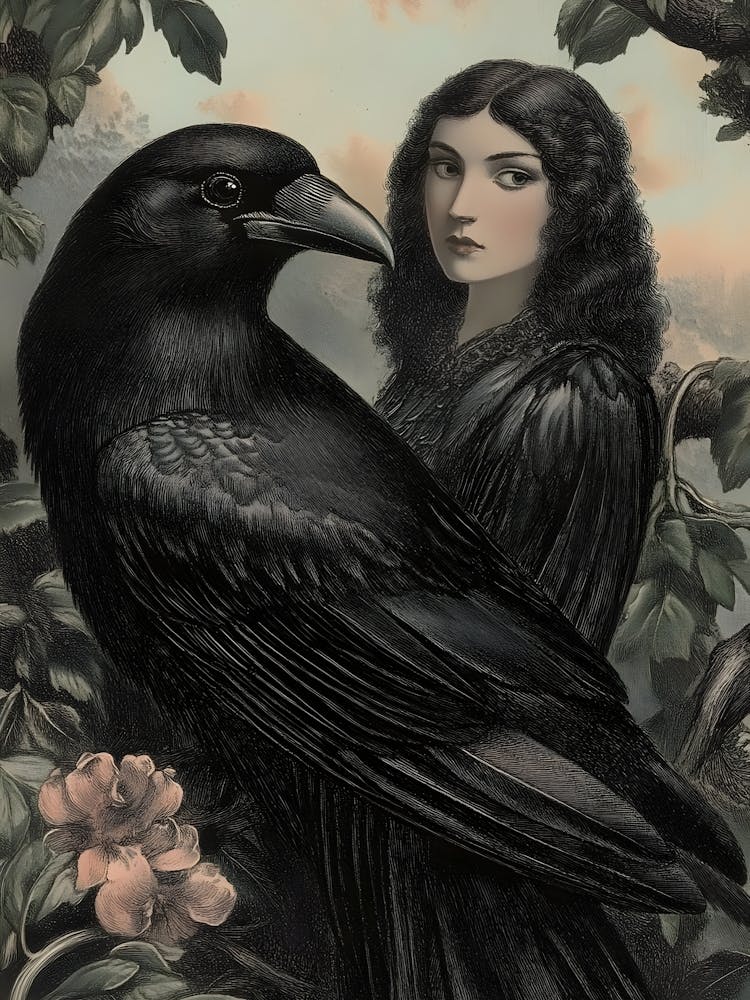 Crow And Woman