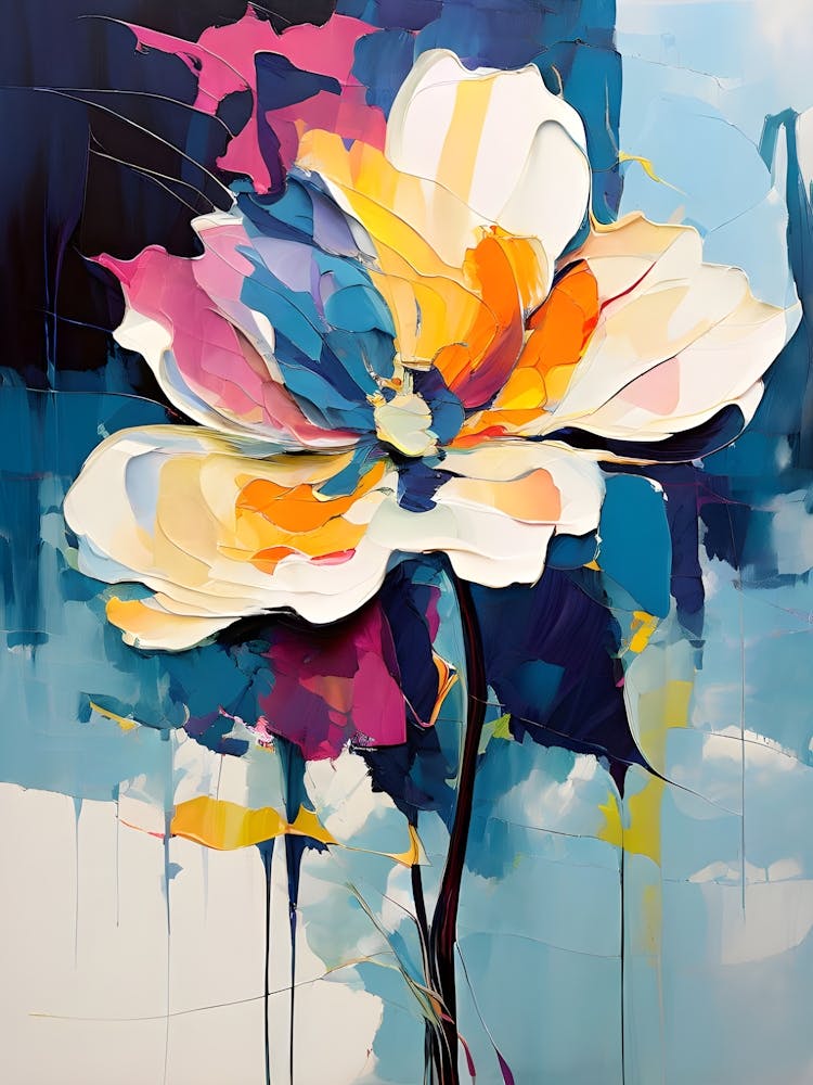 Abstract Flower Painting 18