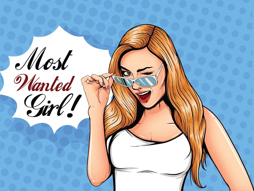 Pop Art Most Wanted Girl