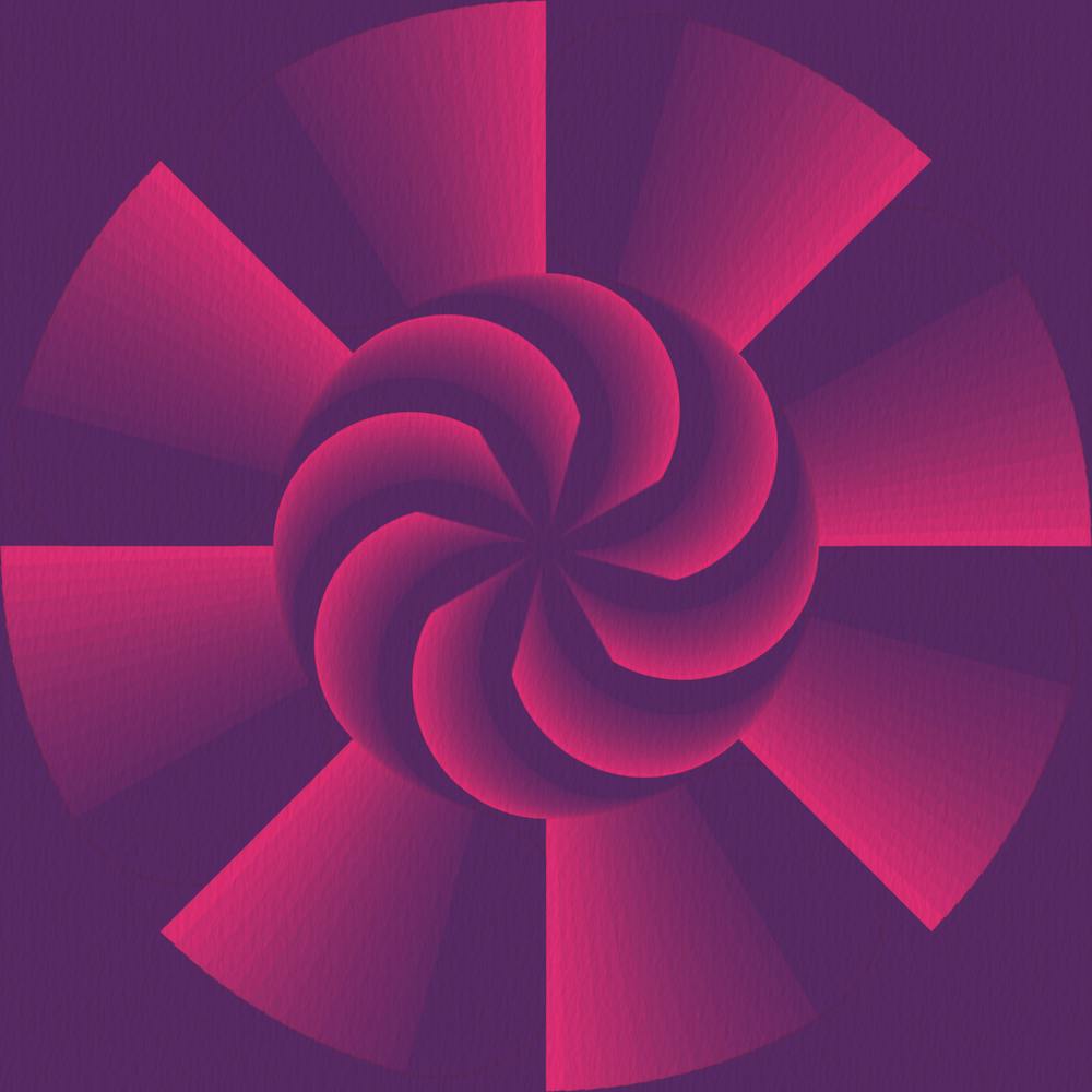 Radiant Spiral Bloom