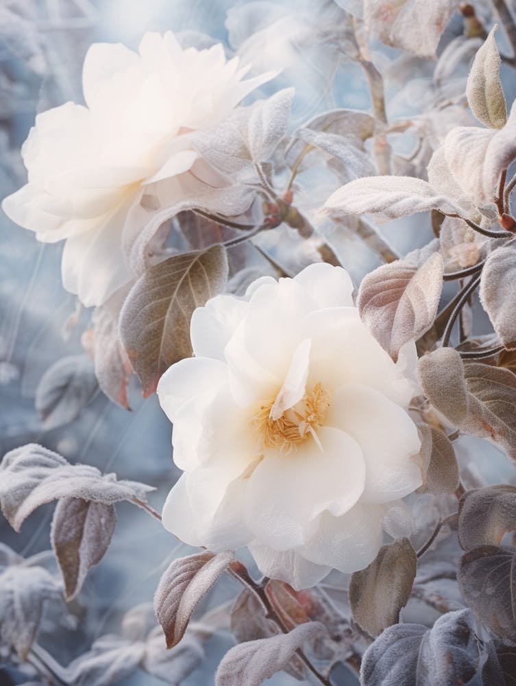 Bereifte Botanische Kamelie 6