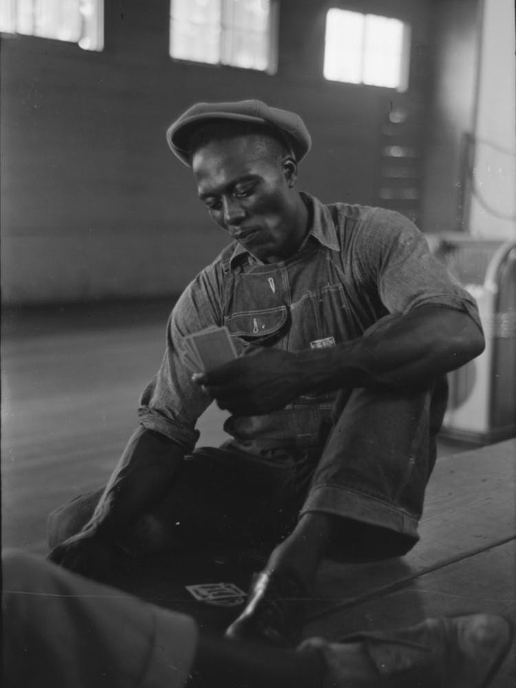 Untitled Photo, Possibly Related To Game Of Coon Can In Store Near Reserve, Louisiana By Russell Lee