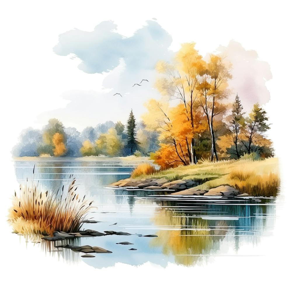 Herbstlandschaft Gemälde