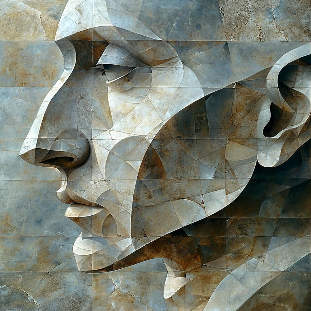 Abstract Portrait Of A Man 1