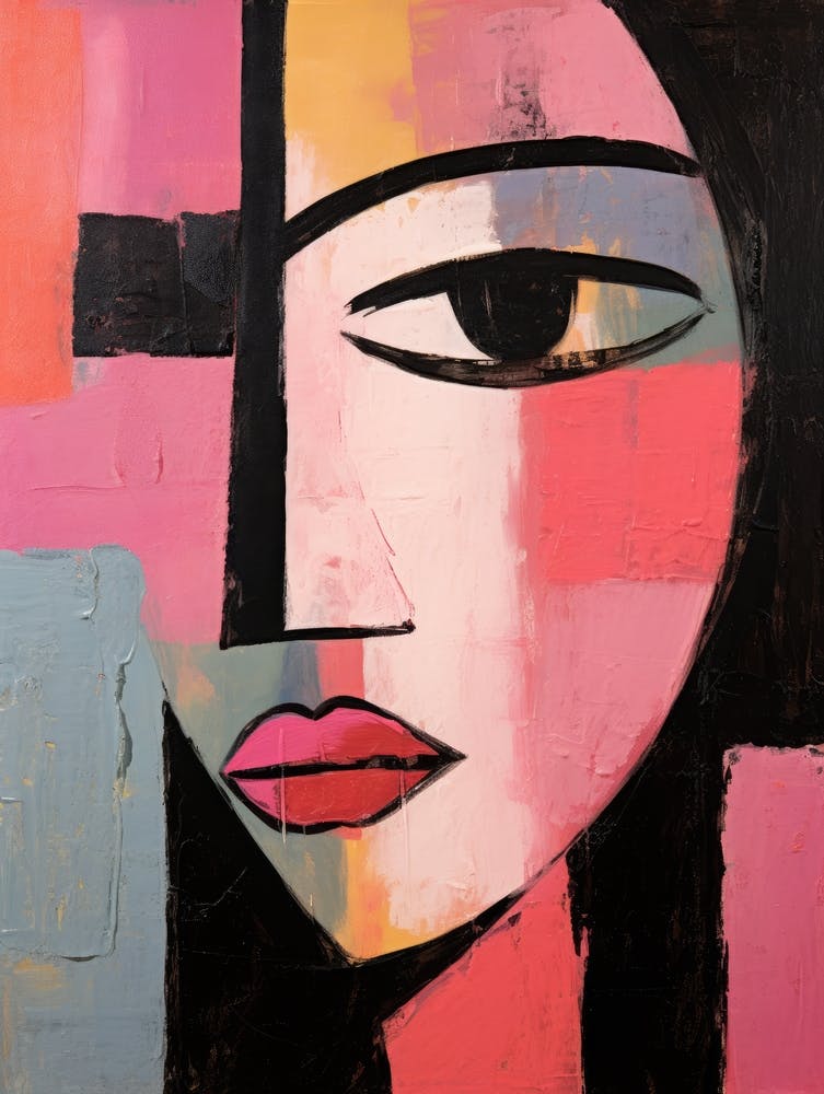 Portrait Abstrait D'une Femme 23