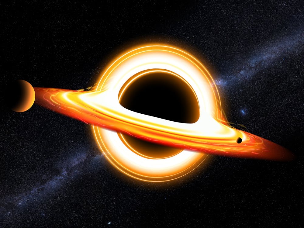 Gargantua - Black Hole and Milky Way