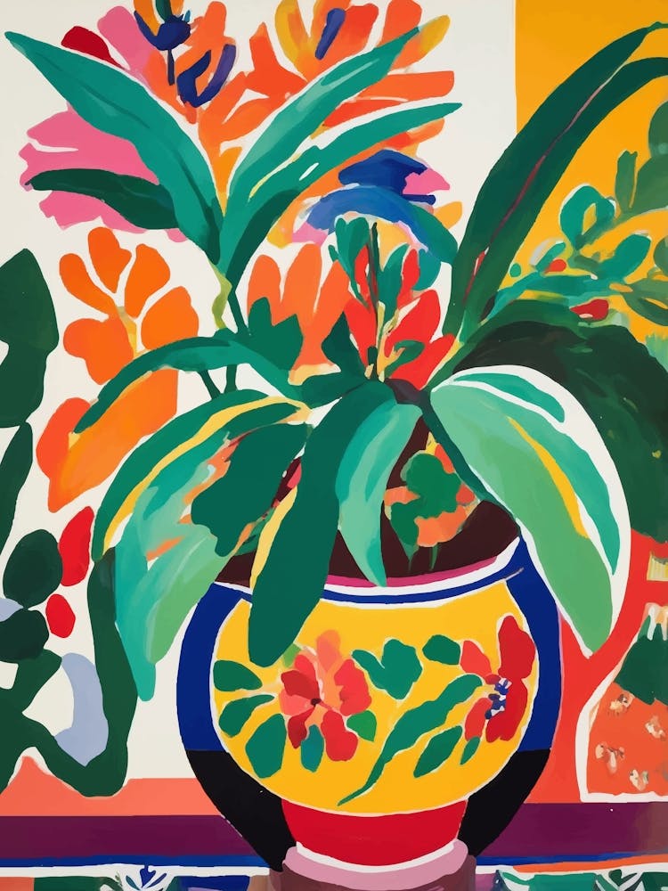 Colorful plant and flowers