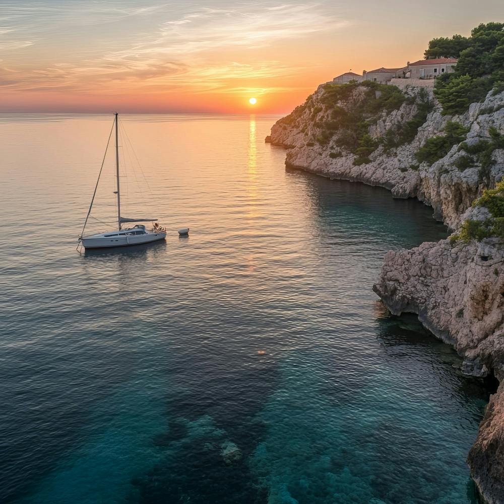 Sunset In Croatia 1